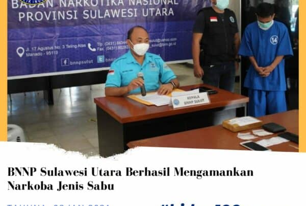 BNN Provisnsi Sulut Ungkap Peredaran Narkotika Jenis Sabu