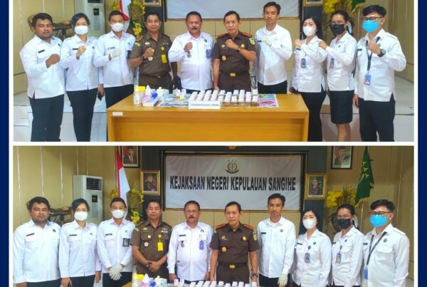 Pemeriksaan Urine Kepada Pegawai kejaksaan Negeri Kepl. Sangihe