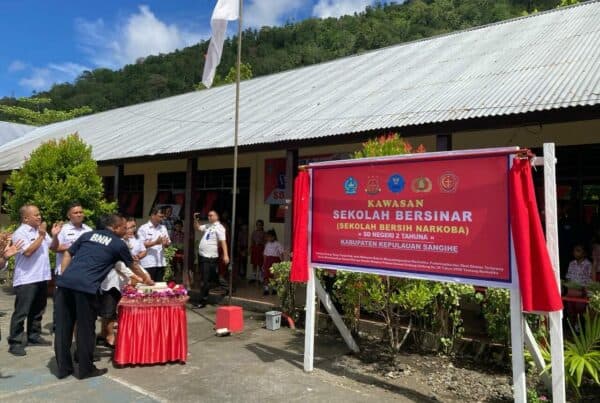 Pencanangan Sekolah Bersinar SD Negeri 2 Tahuna Kab. Kepl. Sangihe