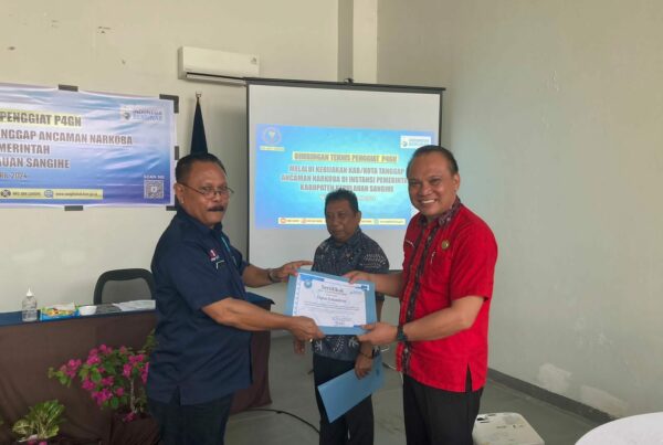 Bimbingan Teknis Penggiat P4GN Dalam Mewujudkan Kab/Kota Tanggap Ancaman Narkoba di Instansi Pemerintah Kab. Kepl. Sangihe