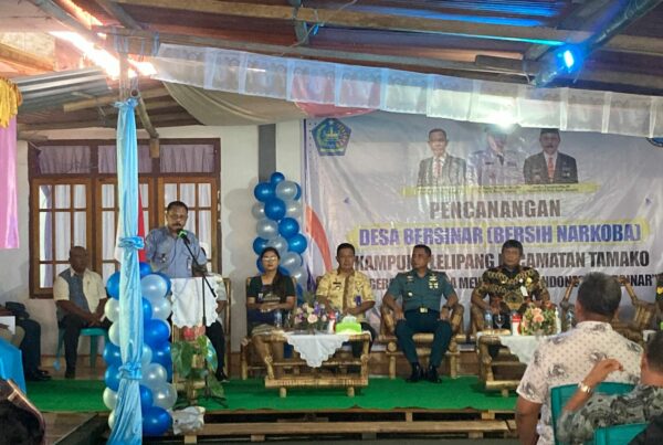 BNNK Sangihe Mencanangankan Desa Bersinar Kampung Lelipang