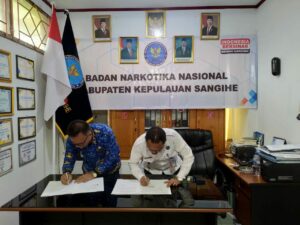BNNK Sangihe Melakukan Kerjasama MOU Dengan RRI Tahun terkait P4GN BNNK Sangihe Melakukan Kerjasama MOU Dengan RRI Tahun terkait P4GN