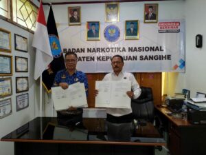 BNNK Sangihe Melakukan Kerjasama MOU Dengan RRI Tahun terkait P4GN BNNK Sangihe Melakukan Kerjasama MOU Dengan RRI Tahun terkait P4GN